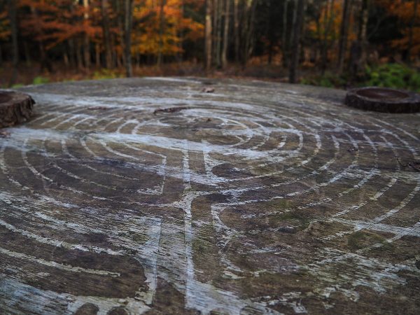 Fiddlehead Grove Labyrinth Table
