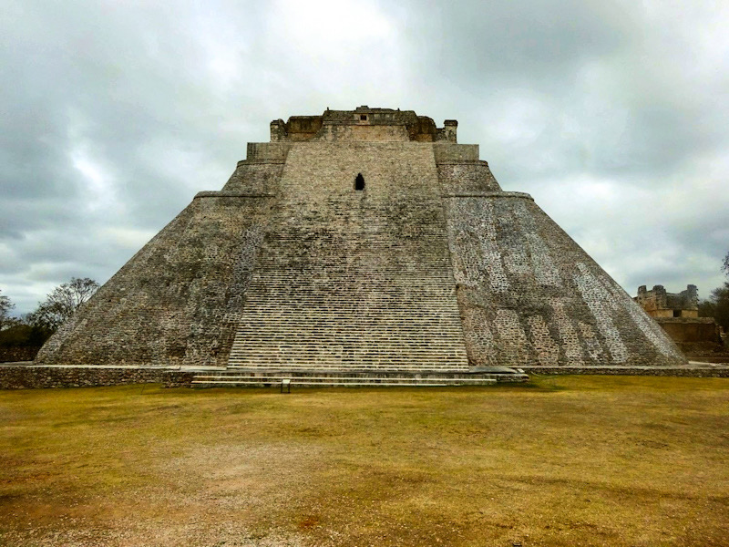 Uxmal, Ancient Mayan City and the Pyramid of the Magician
