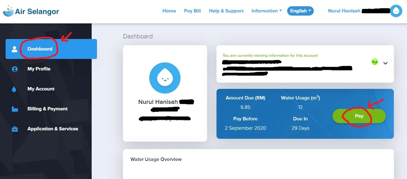 Cara Semak Bil Air (SYABAS) & Cara Membuat Aduan Secara Online