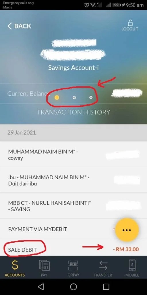 Sale Debit Maybank Withdraw Paypal Funds to Maybank Visa Debit Card
