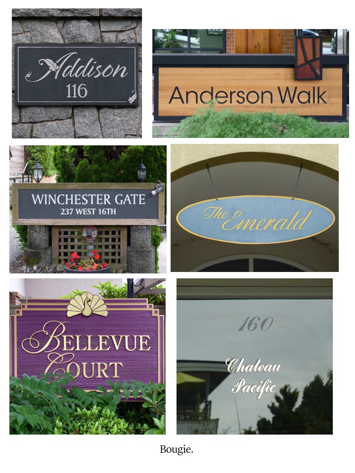 Photo collection Apartment names Wandering Attention