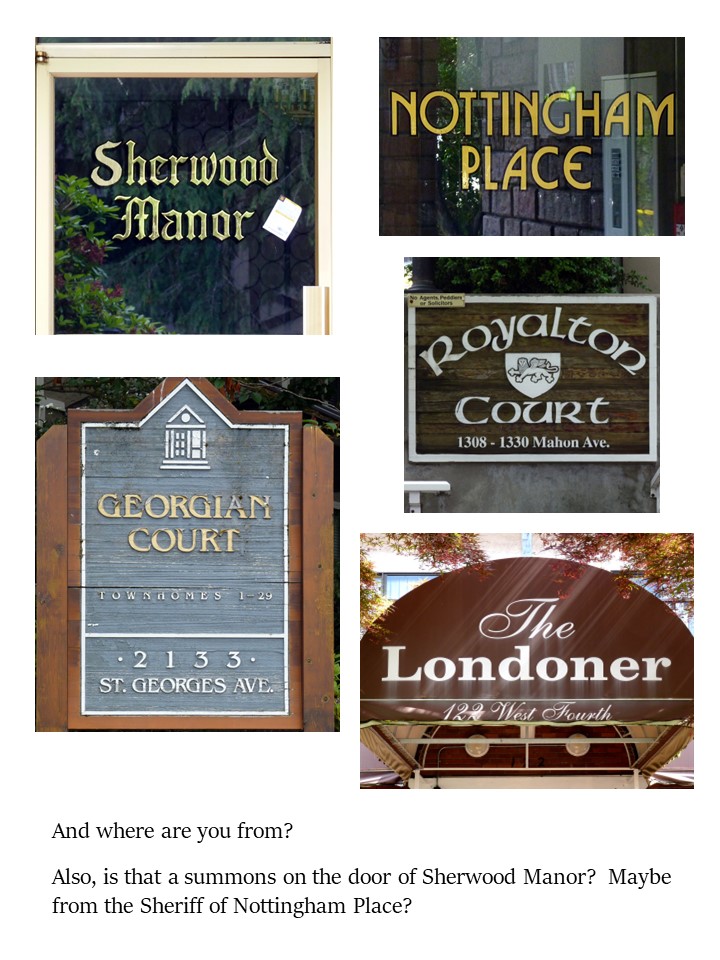 Photo collection Apartment names Wandering Attention