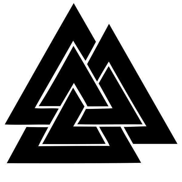 Valknut | Signification De Ce Tatouage Viking, Un Symbole Viking ! - Menviking 600_x_600_png