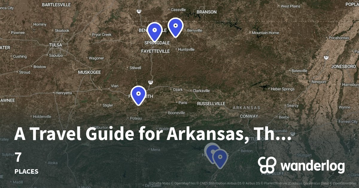 A Travel Guide for Arkansas, The Natural State Wanderlog