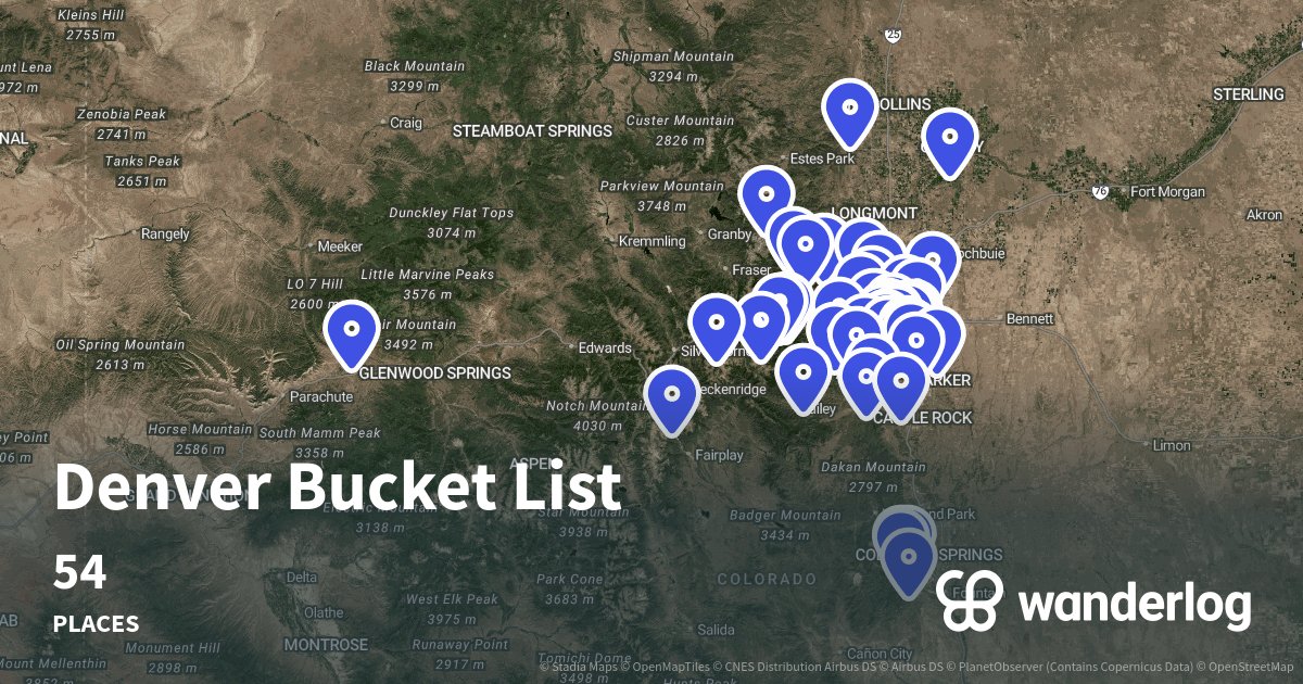 Moving to Denver Wanderlog