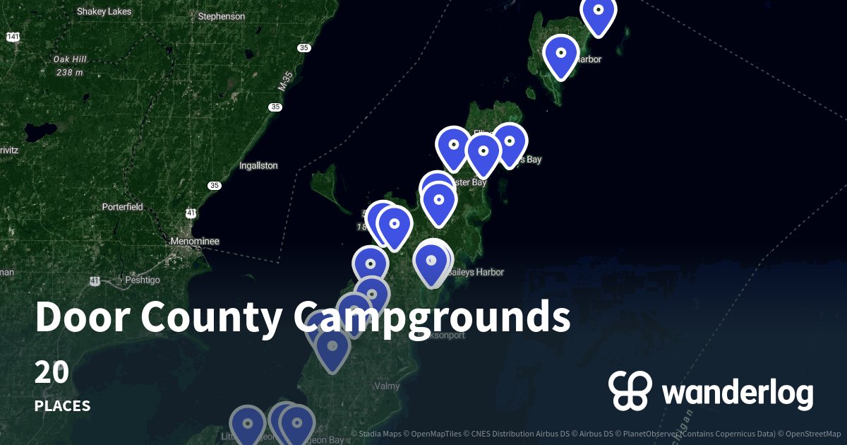Door County Campgrounds Wanderlog
