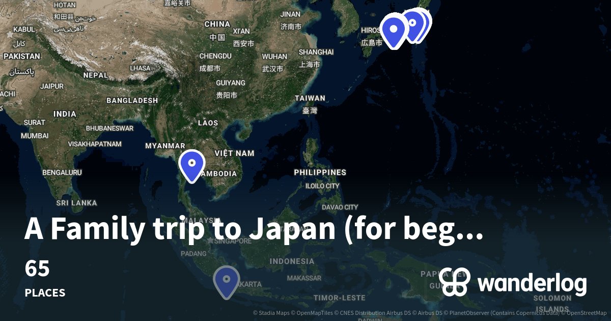 A Family trip to Japan (for beginners) Wanderlog