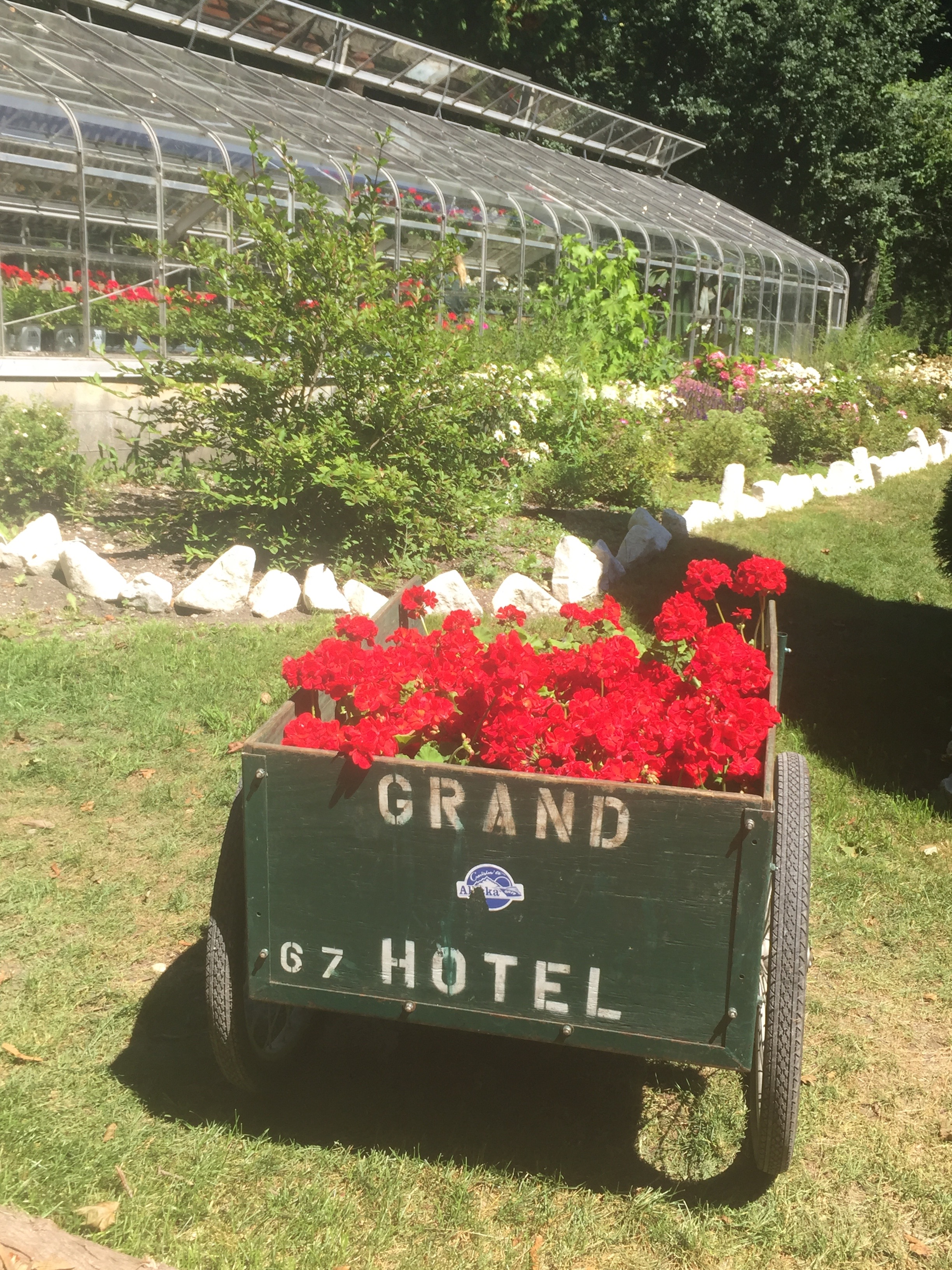 The famous Grand Hotel Geraniums Wanderlust Travel Press and Tours