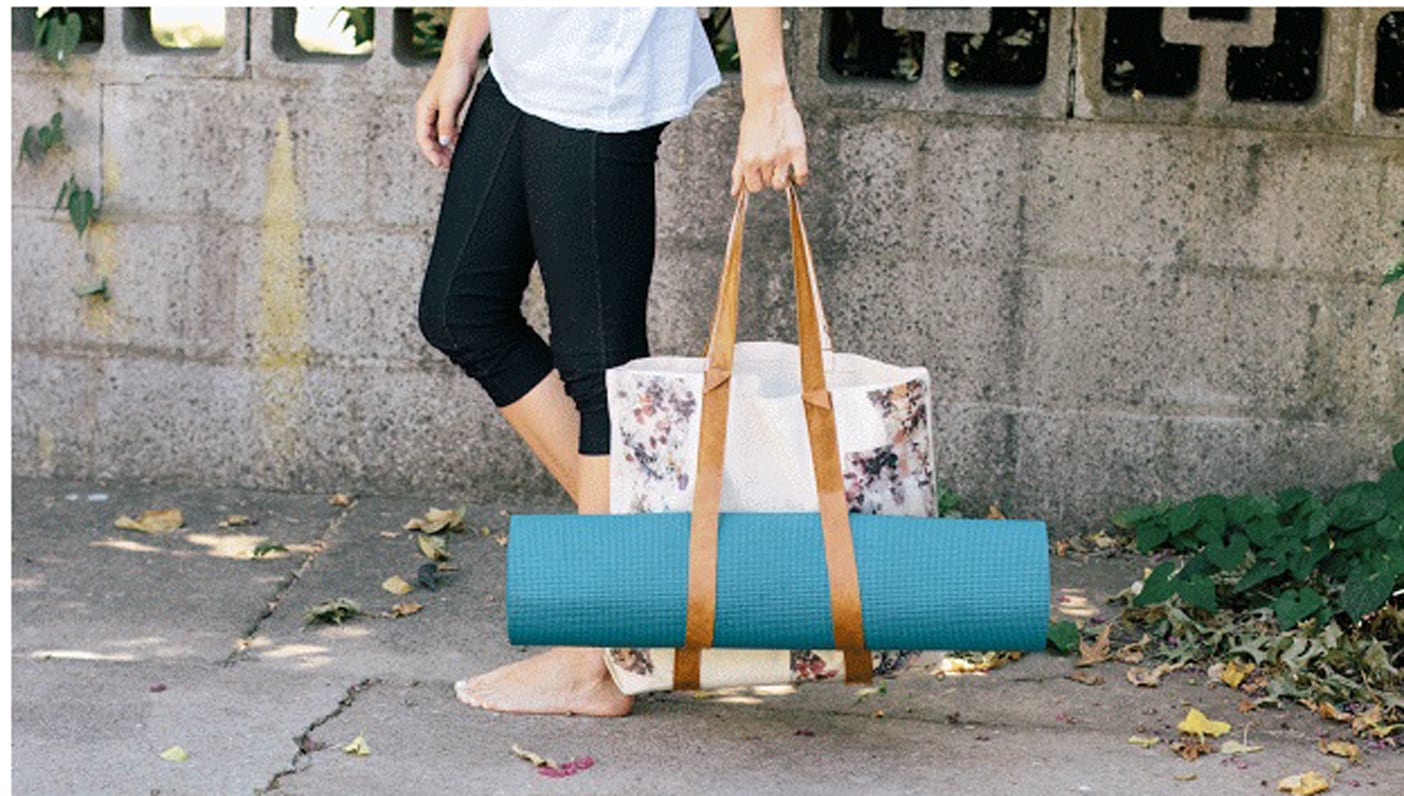 Styling Until Savasana DIY Yoga Mat Bag