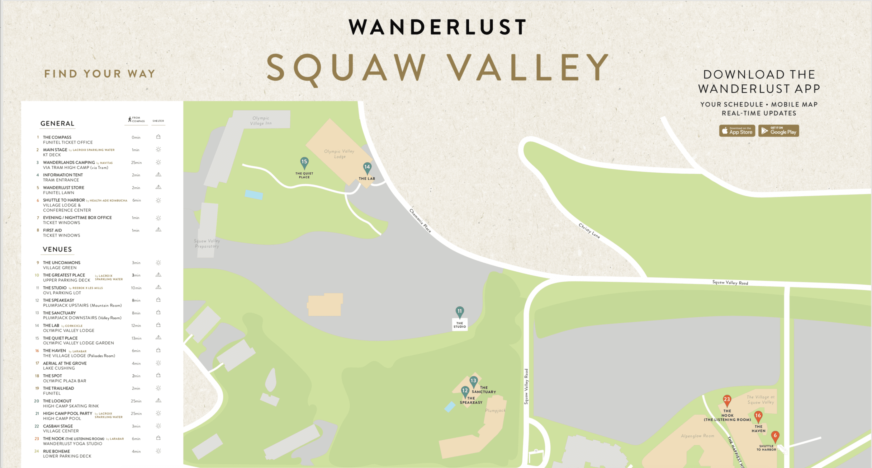 Plan · Wanderlust Wanderlust Festival Wanderlust