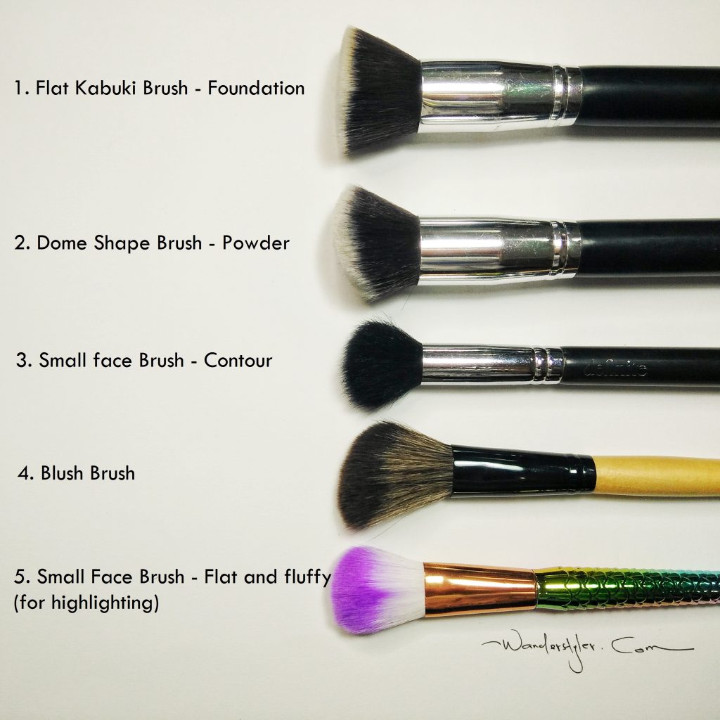 Makeup 101 My 12 essential makeup brushes WANDERSTYLER