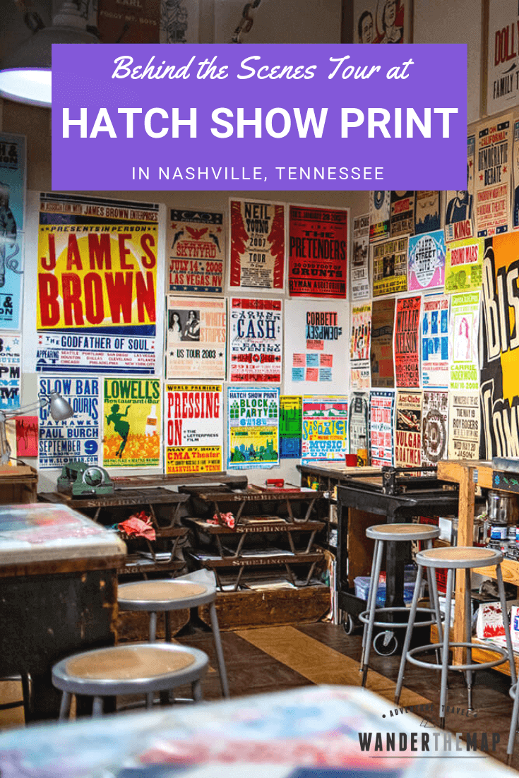 Behind the Scenes in Nashville Hatch Show Print Wander The Map