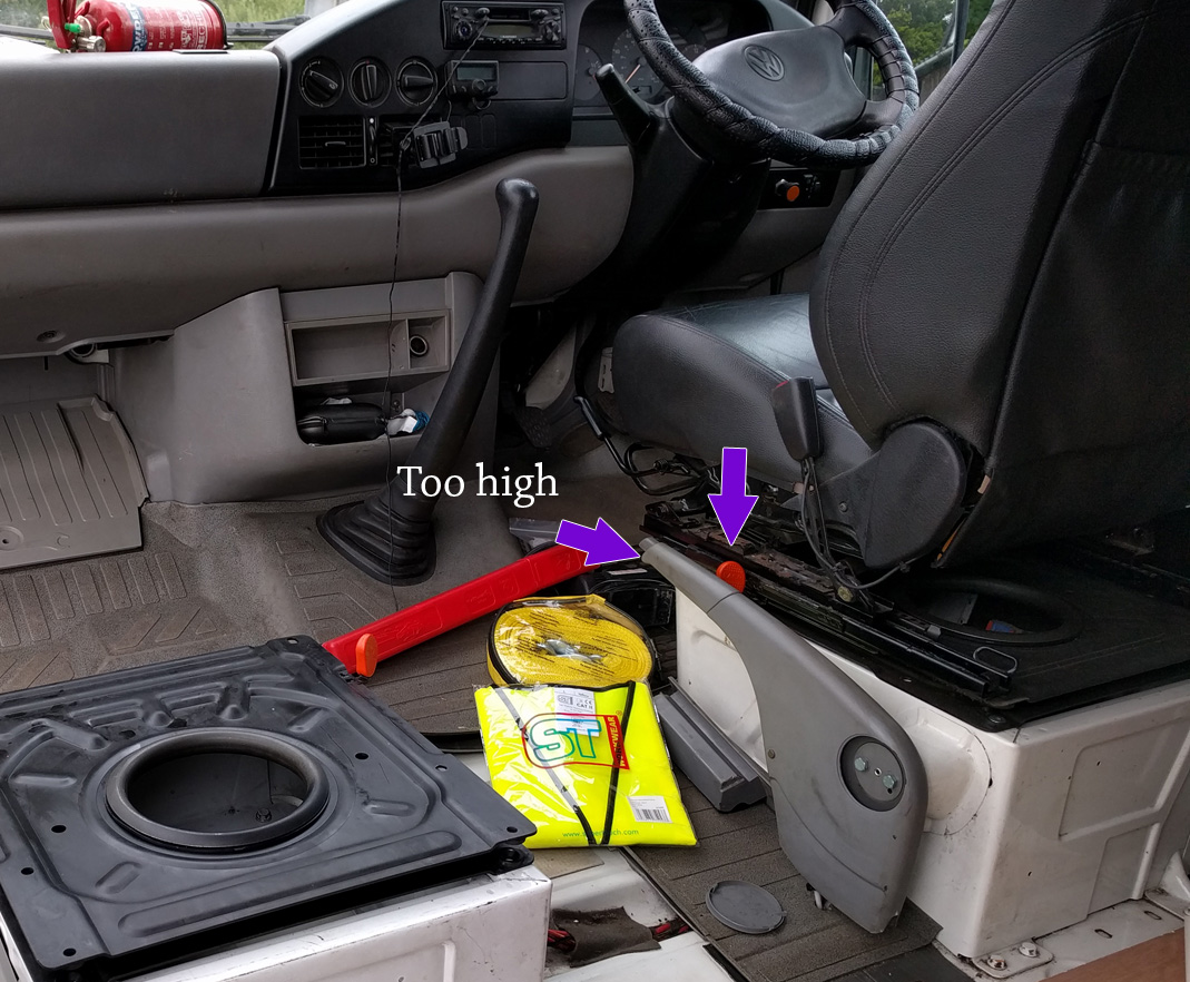 Lowering and Adjusting the Handbrake in a Mercedes Sprinter/VW LT35