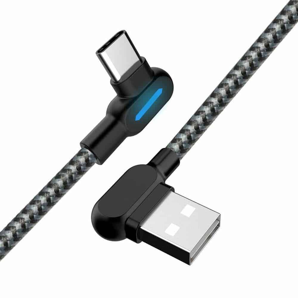 Angled USBC LED Cable USB C Cable Manufacturers
