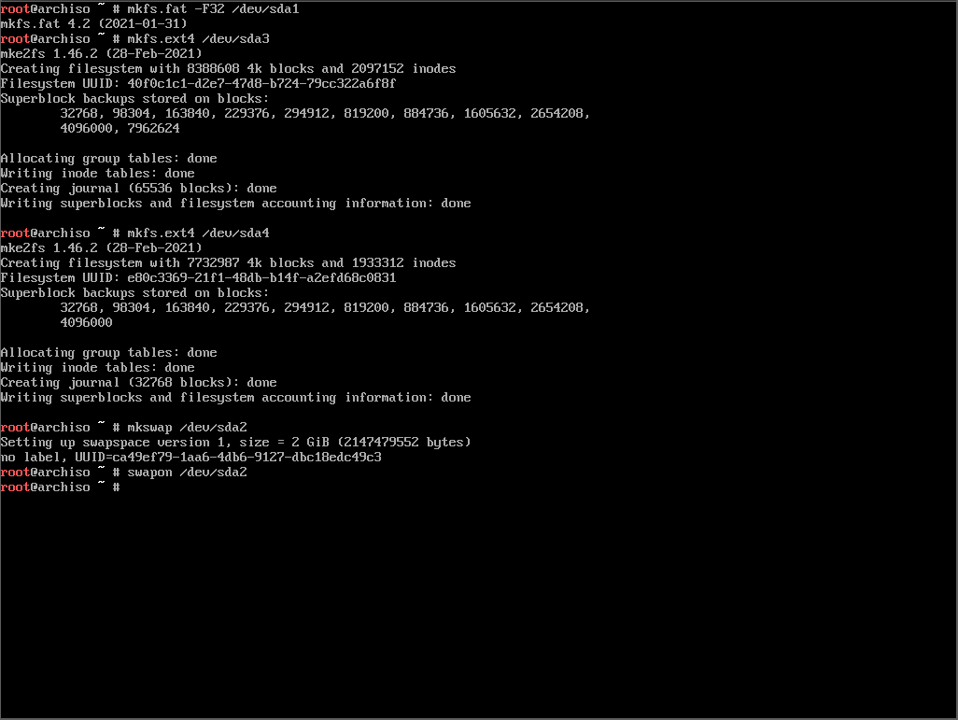保姆级Arch Linux安装教程(1) Jianze's Blog