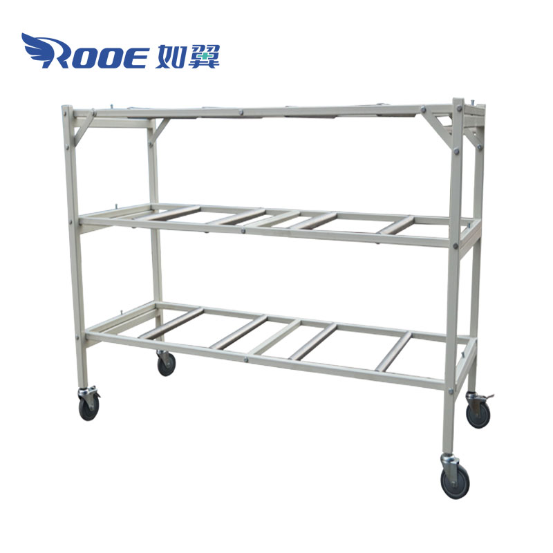 GA5033 Dead Body Mortuary Storage Racks 3 Shelf Unit ROOEMED