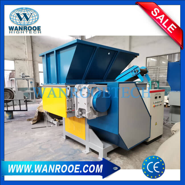 800kg/h Double Shaft Industrial Used Wood Pallet Shredder Machine For