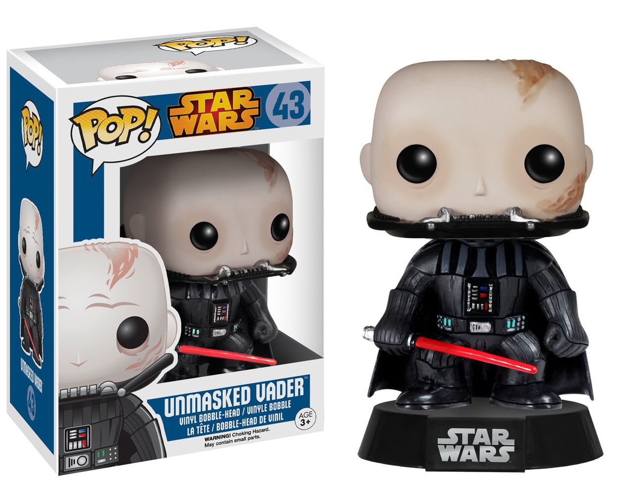 Виниловая фигурка Funko POP! Звездные Войны Дарт Вейдер Без Маски