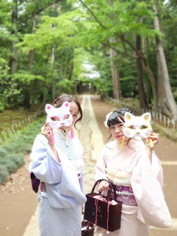 インスタ映え探して鎌倉散策へ♬ 鎌倉着物レンタル和楽