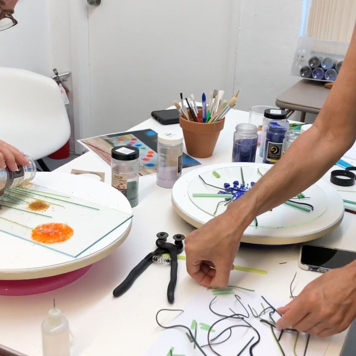 Class Introduction to Glass Fusing Art Glass Love by Wardell