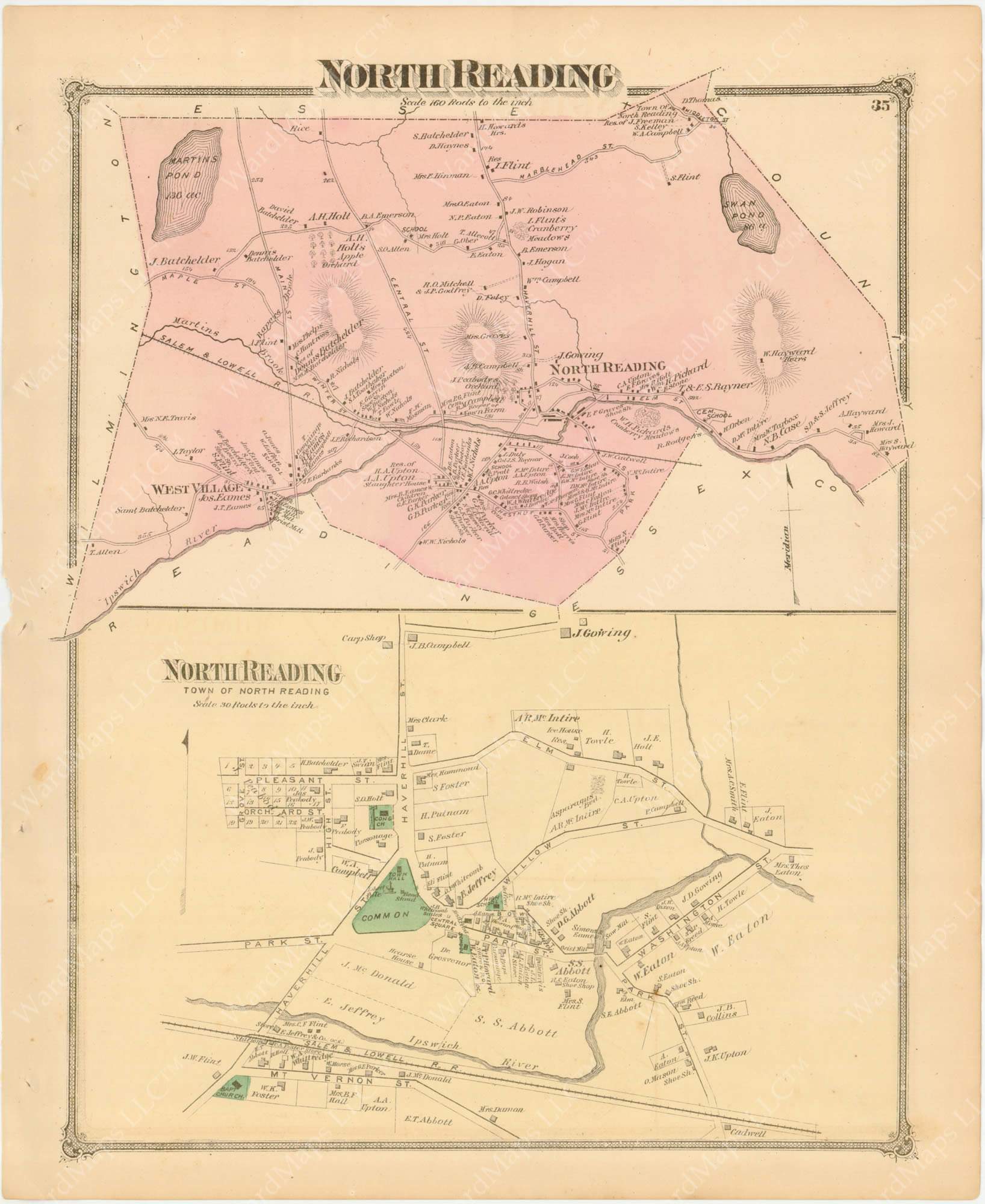 North Reading, Massachusetts WardMaps LLC