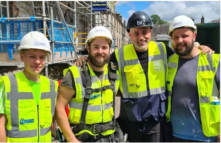 Ward Personnel supporting DIY SOS project in Mitchelstown to help house