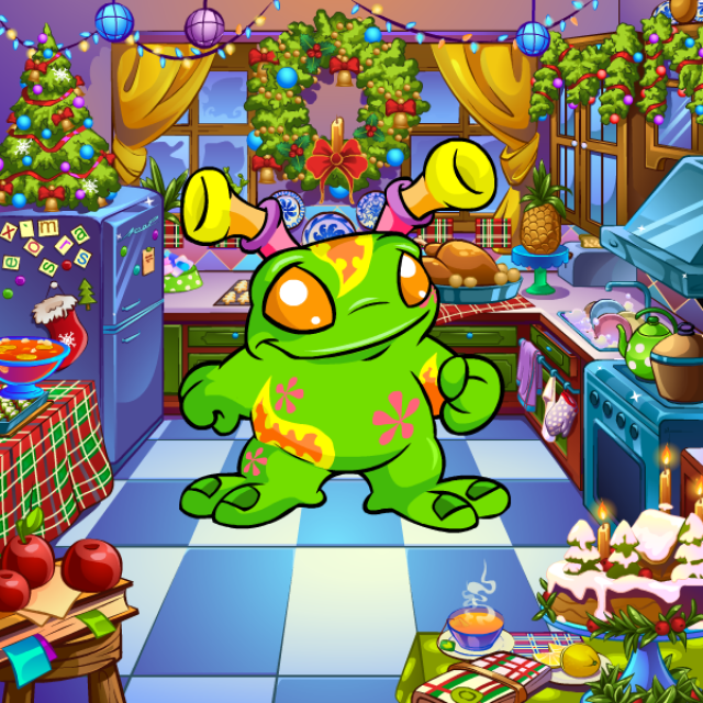Christmas Kitchen Background Neopets Items