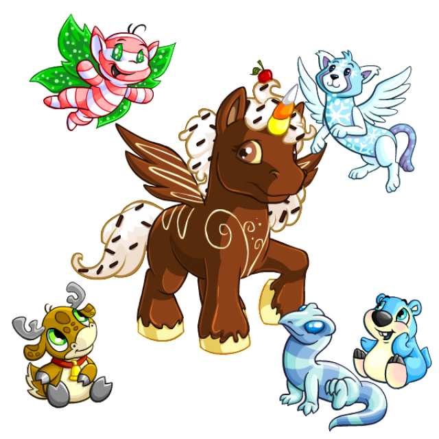 Curious Wintery Petpets Collectible Neopets Items