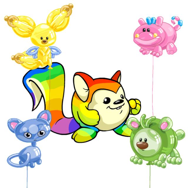 Floating Balloon Petpets Neopets Items