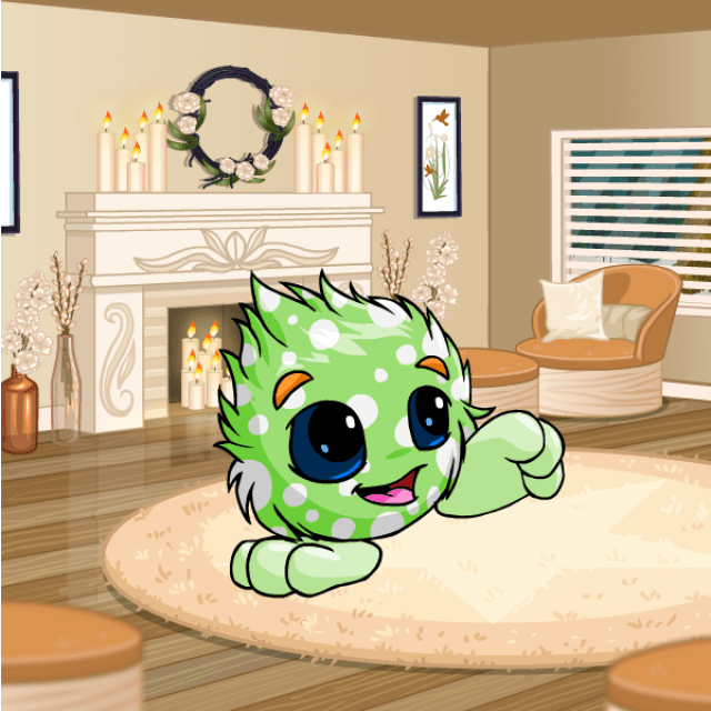 Dyeworks Cream Fireplace Zen Background Neopets Items
