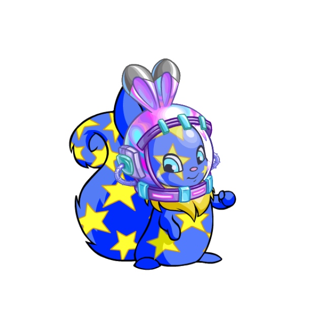 Snowbunny Space Helmet Neopets Items