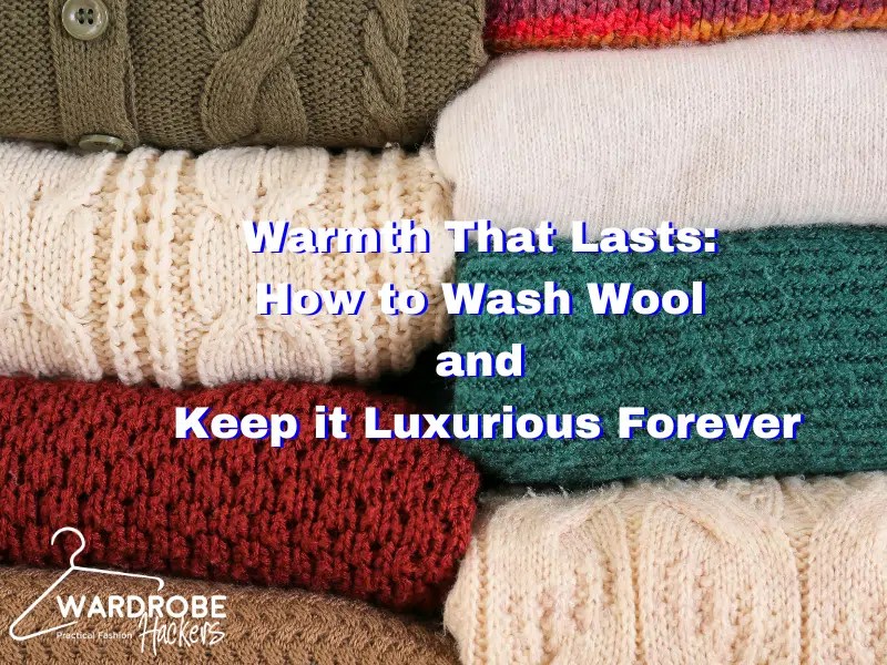 Warmth That Lasts How to Wash Wool and Keep it Luxurious Forever Wardrobe Hackers