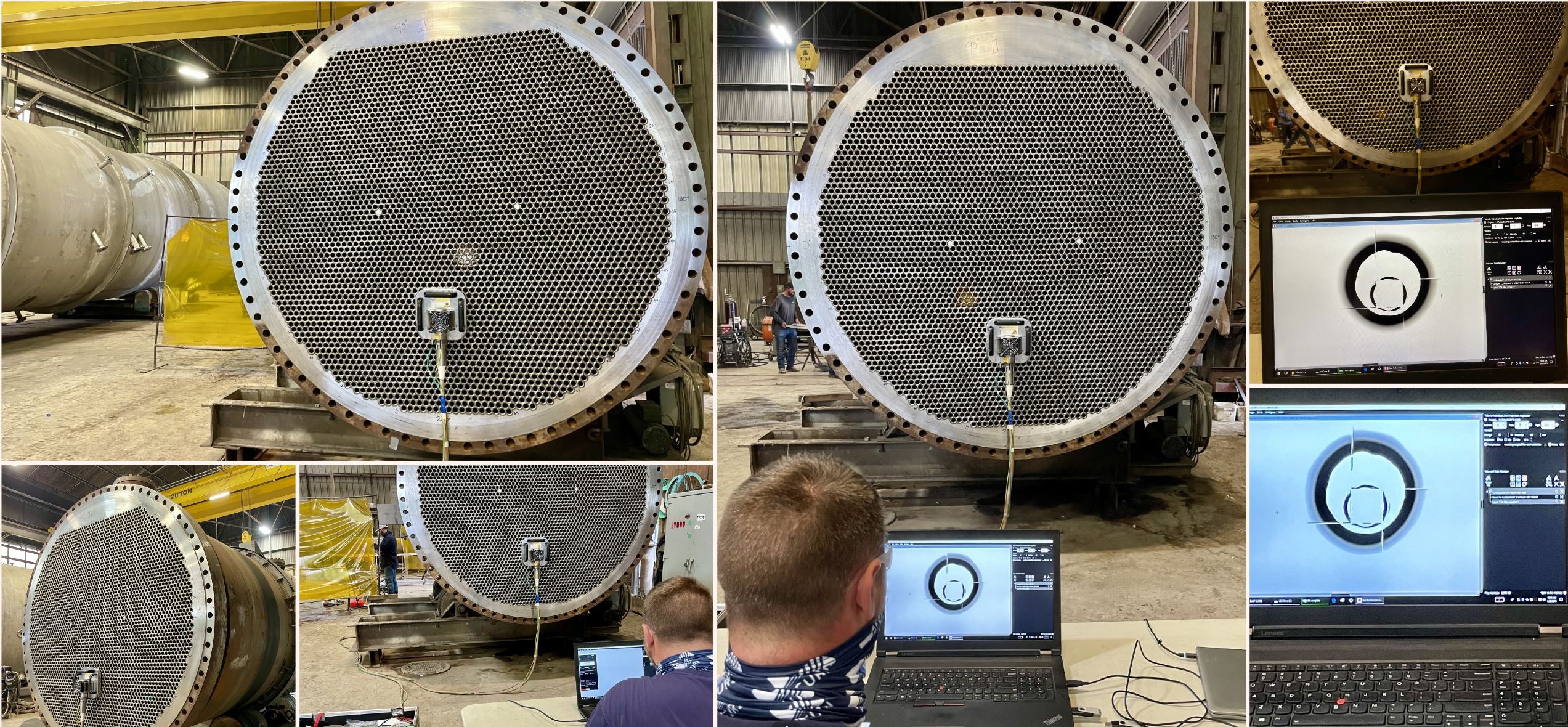 100 XRay of Tube to Tube Sheet Welds Setting the Bar of Excellence!!! Ward Vessel and