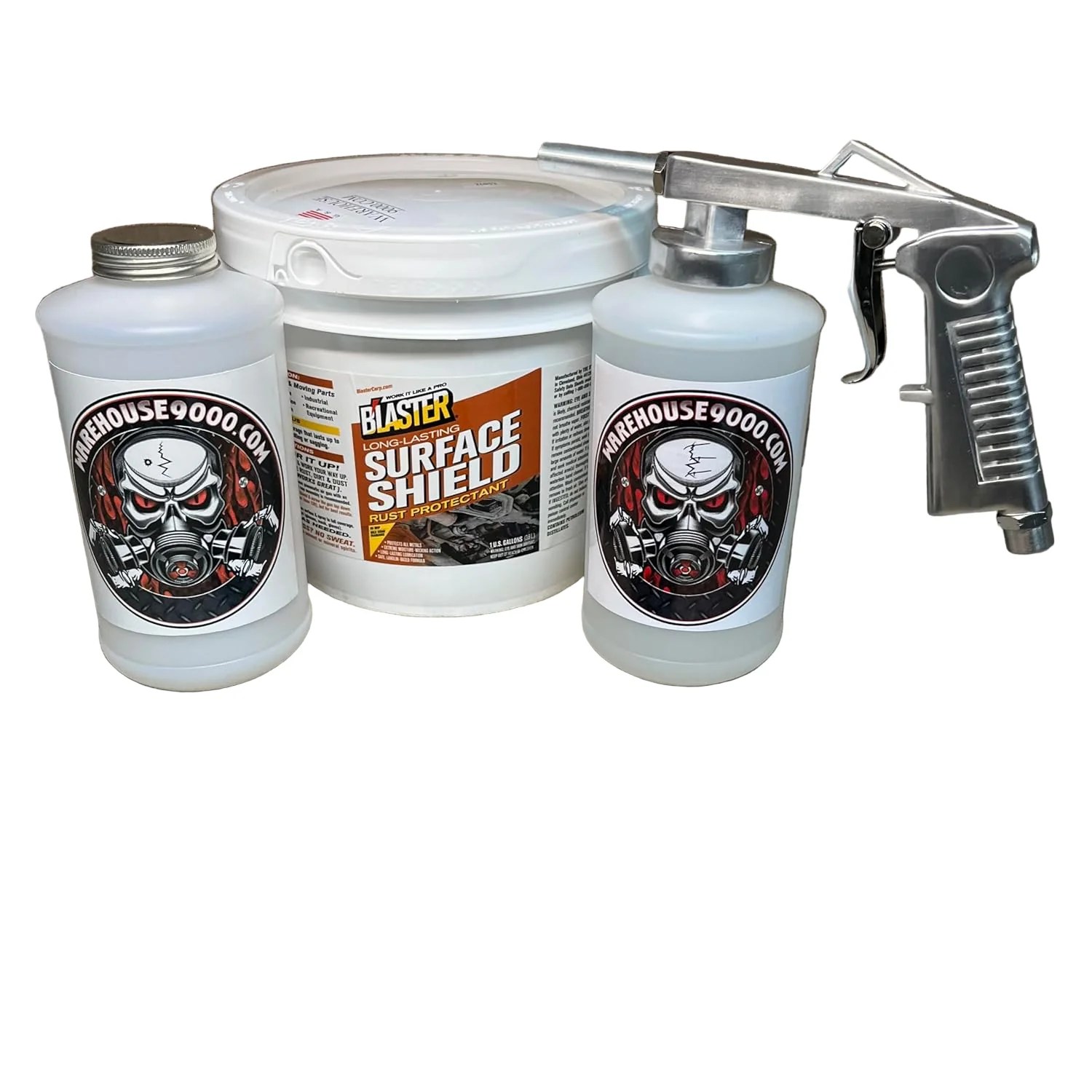 Gallon PB Blaster Surface Shield, Standard Undercoating Spray Gun, 2 W
