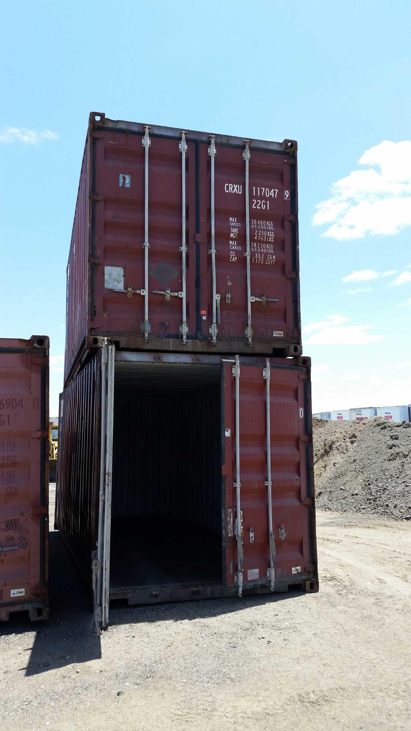 SOLD 20foot Cargoworthy Storage Containers 3,800 • Warehouse Options