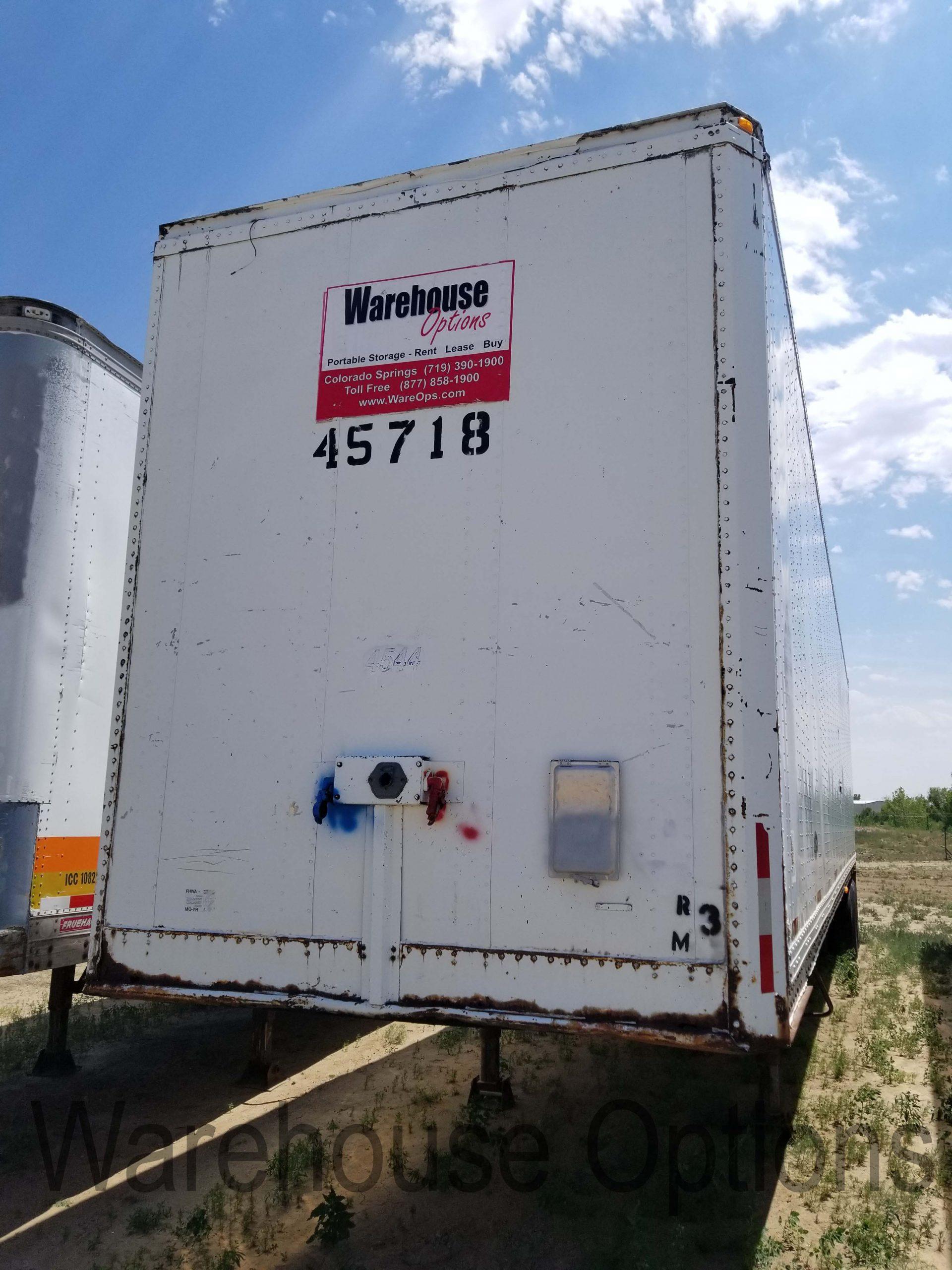 SOLD *** 45foot SemiTrailer with broken roll door 1,500
