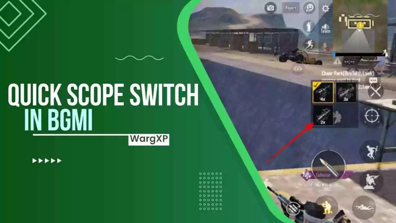 How to Enable Quick Scope in BGMI? How to Change Scope in BGMI