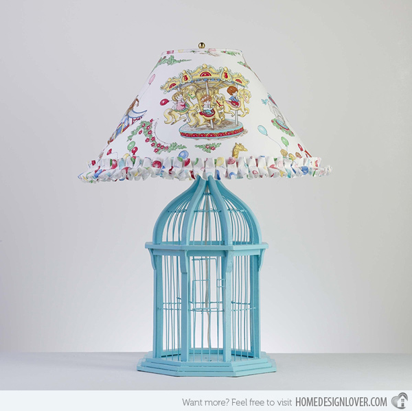 Bird cage table lamp Warisan Lighting