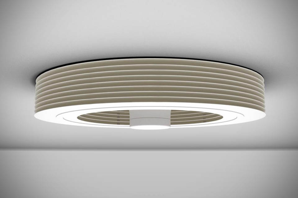 Exhale bladeless ceiling fan superior performance coupled with adding