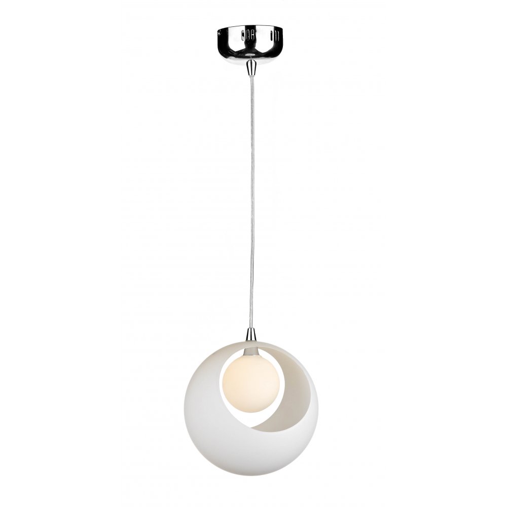 Create a Dramatic Effect At Home With White Pendant Ceiling Light