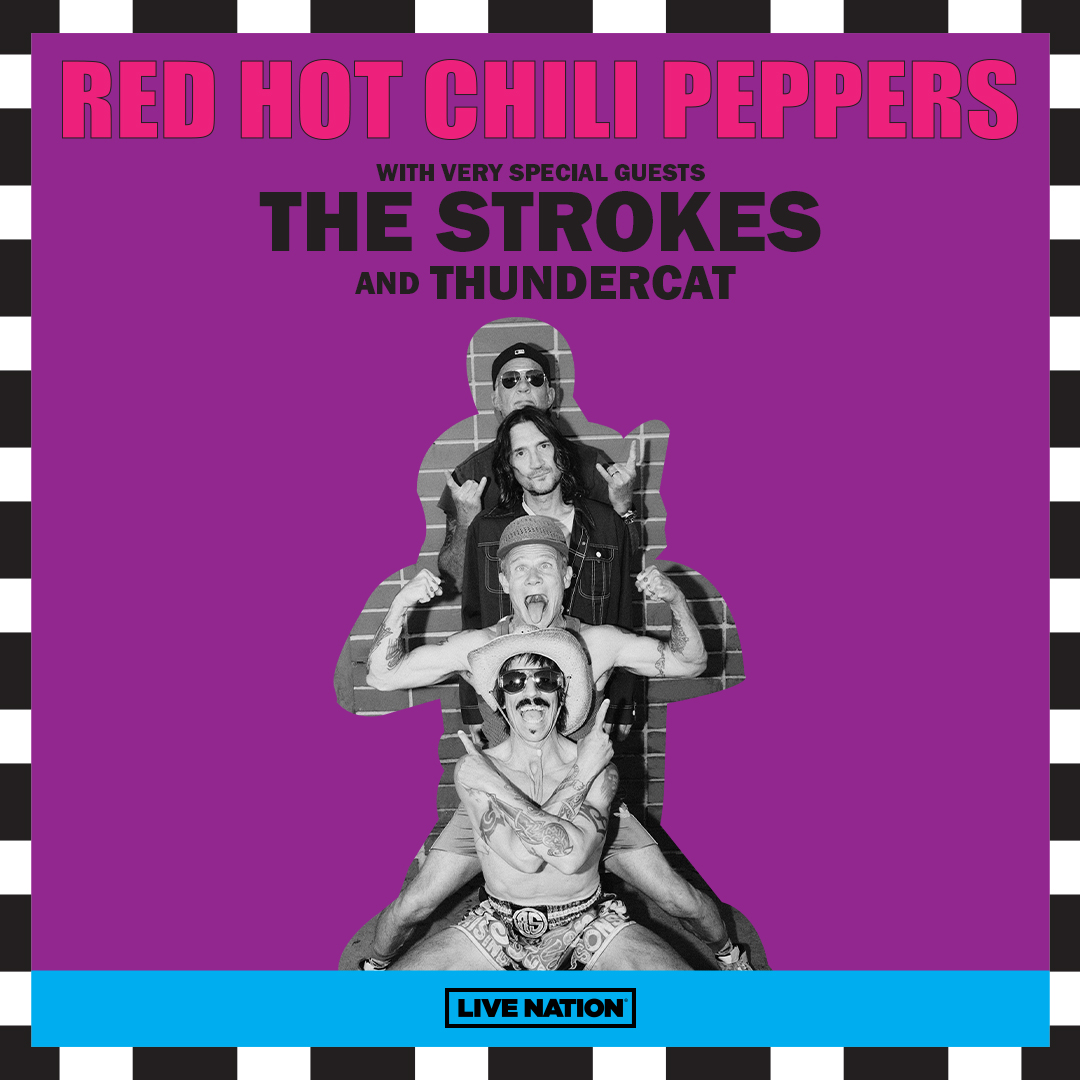 Red Hot Chili Peppers 2022 World Tour WARM 106.9