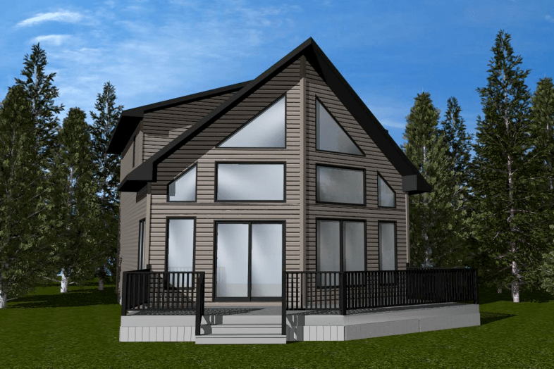2 Storey Rtm Homes Saskatchewan Lots of big windows in the open