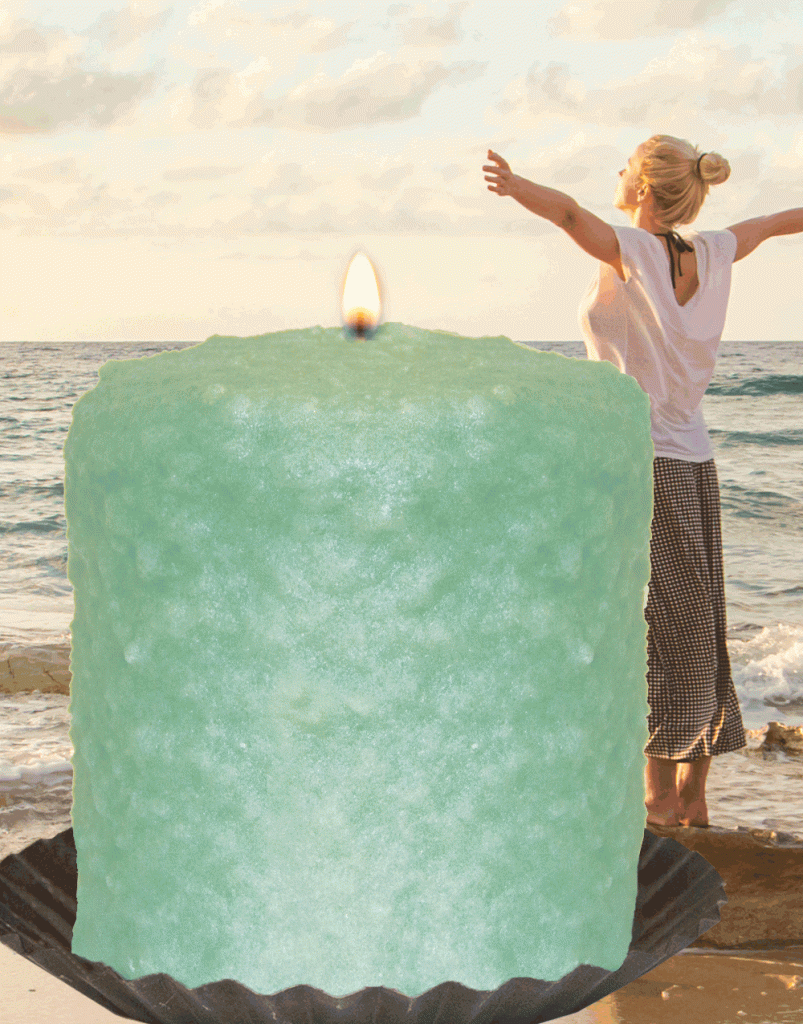 Serenity Hearth Candle Warm Glow