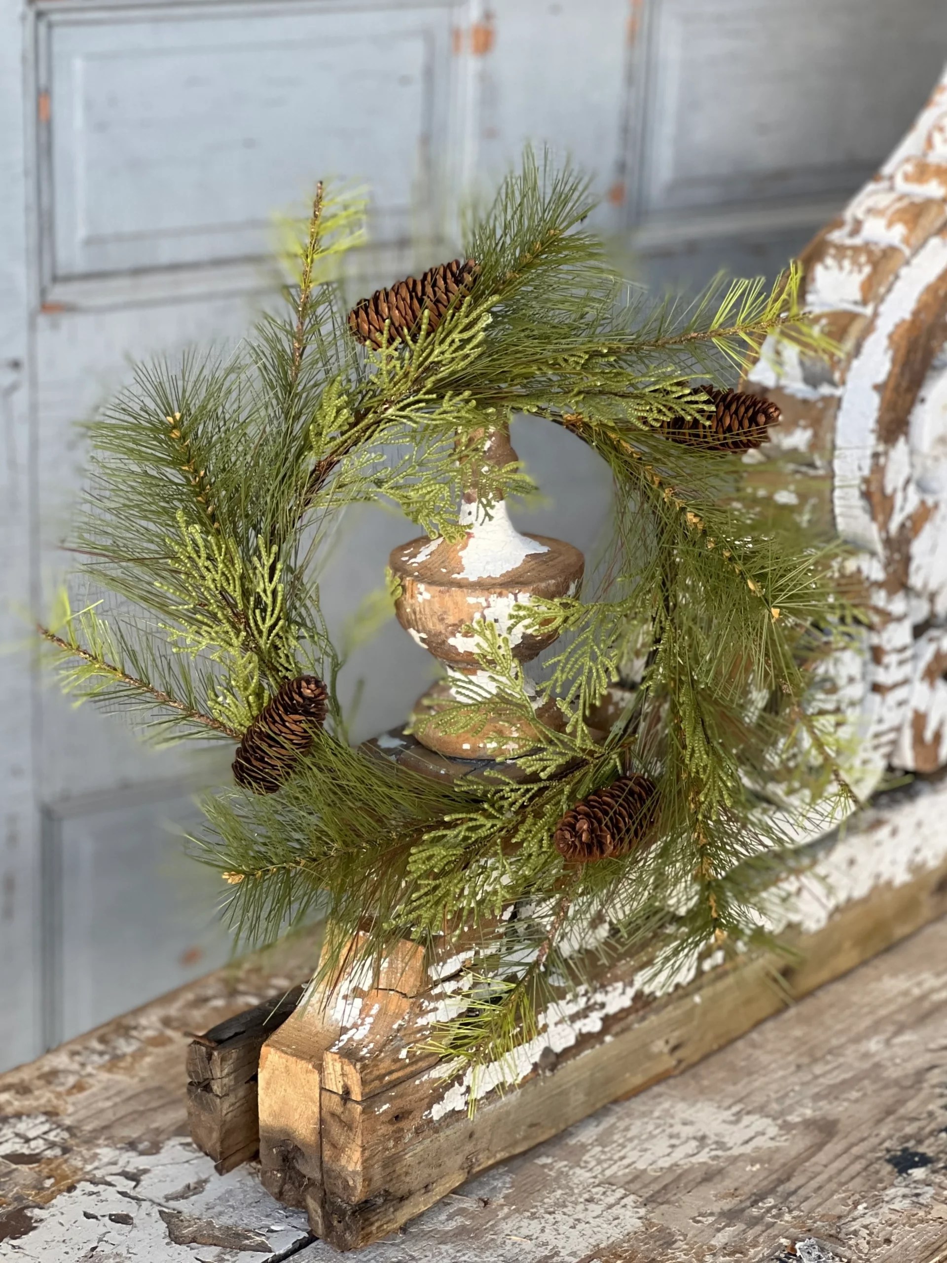 Stone Pine Hemlock Candle Ring Warm Glow