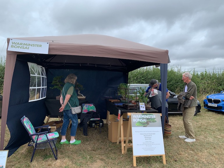 Staverton Group Bonsai boot sale Warminster Bonsai Club