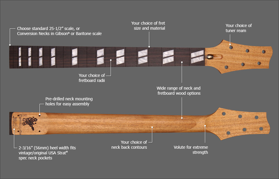 Warmoth Guitar Neck