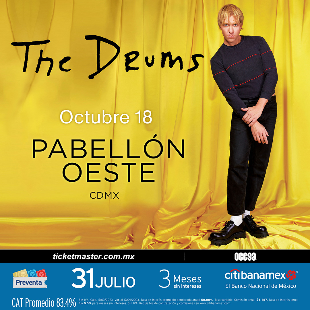 The Drums regresa a la CDMX en Octubre de 2023 WARP.la