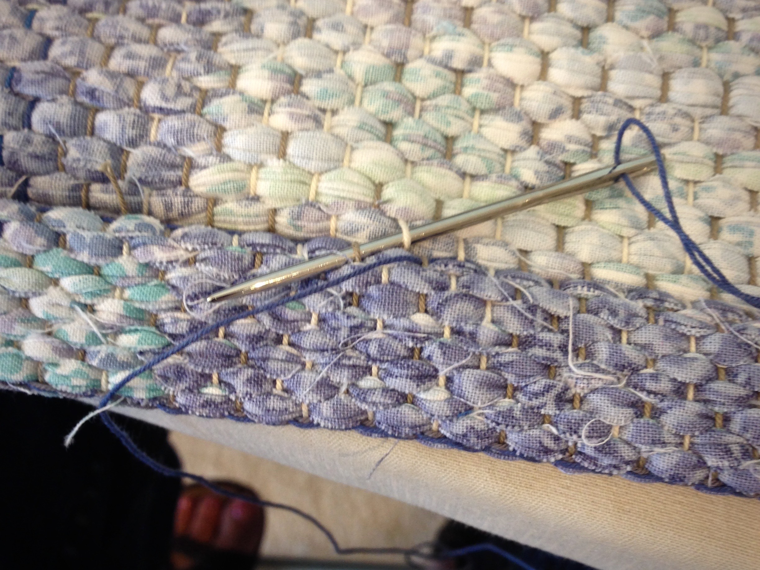 Quiet Friday Checkered Rug Warped for Good