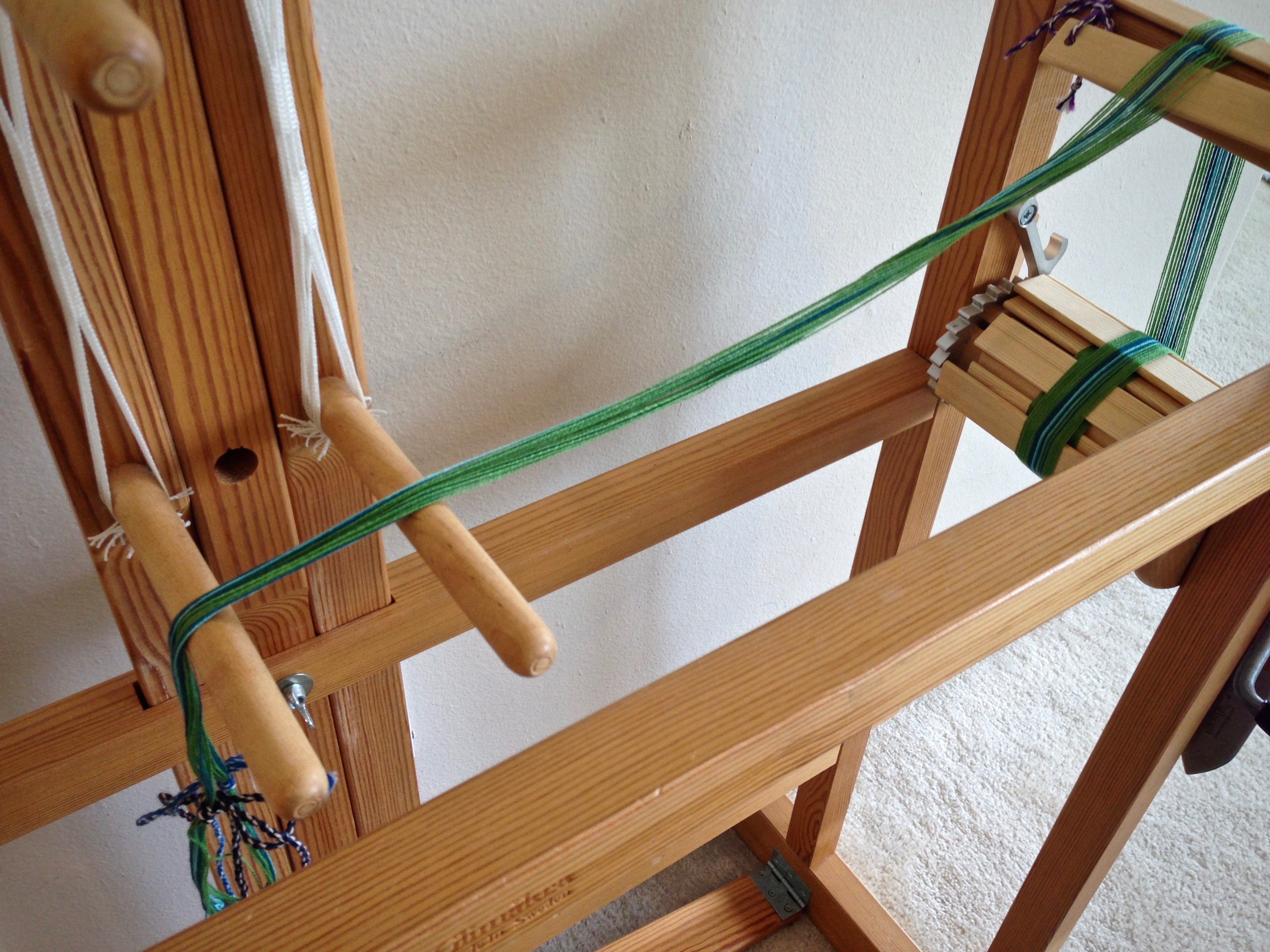 Quiet Friday Band Loom Warping and Weaving Warped for Good