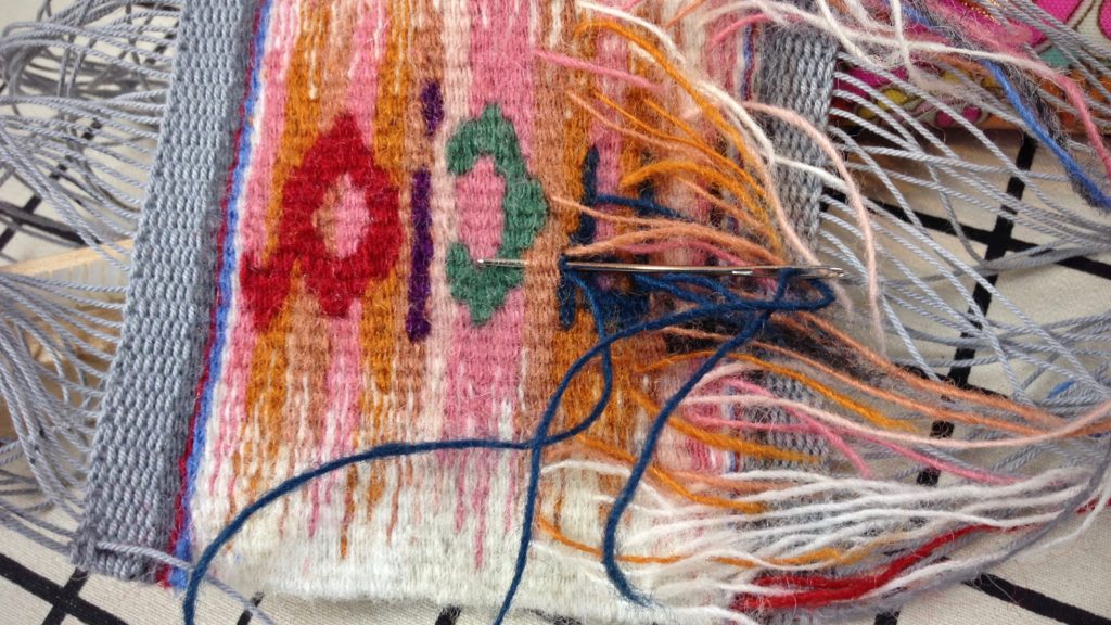 Small Tapestry Front and Back Warped for Good